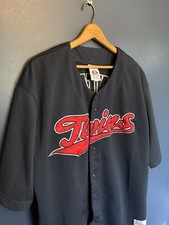 Vintage Minnesota Twins Dynasty Santana Baseball Jersey Size XL 