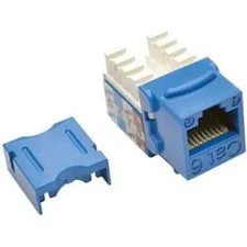 Tripp Lite N238-001-BL Cat6 Cat5e 110 Style Punch down Keystone Jack RJ45 Blue
