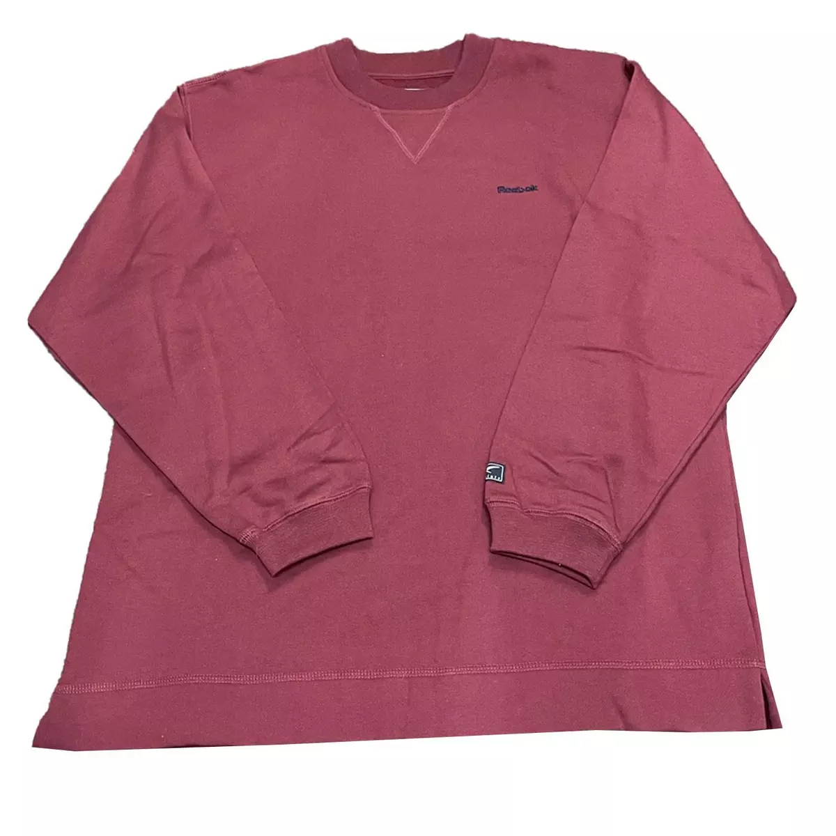 Reebok Womens Classic Essential Sport Sweatshirt Burgundy UK