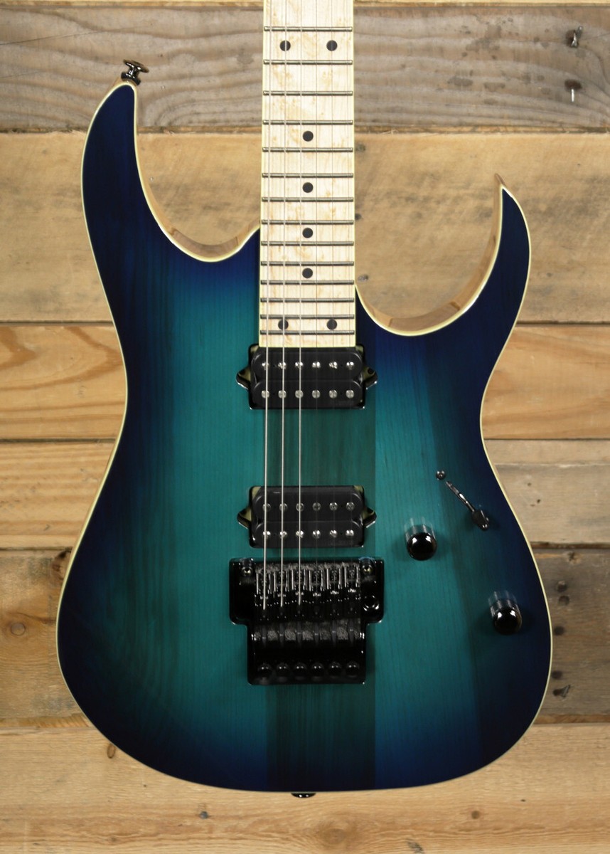 sws117！　Ibanez prestige RG652AHM Ibanez Prestige RG652AHM - Nebula Green Burst | Sweetwater