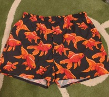 Vintage ' Salamander Boxers ' Goldfish Boxer Shorts Vibrant Fish L 38-40 Large