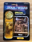 1984 Vintage Star Wars MOC LAST 17 POTF PAPLOO EWOK ACTION FIGURE *cracked BUBL*