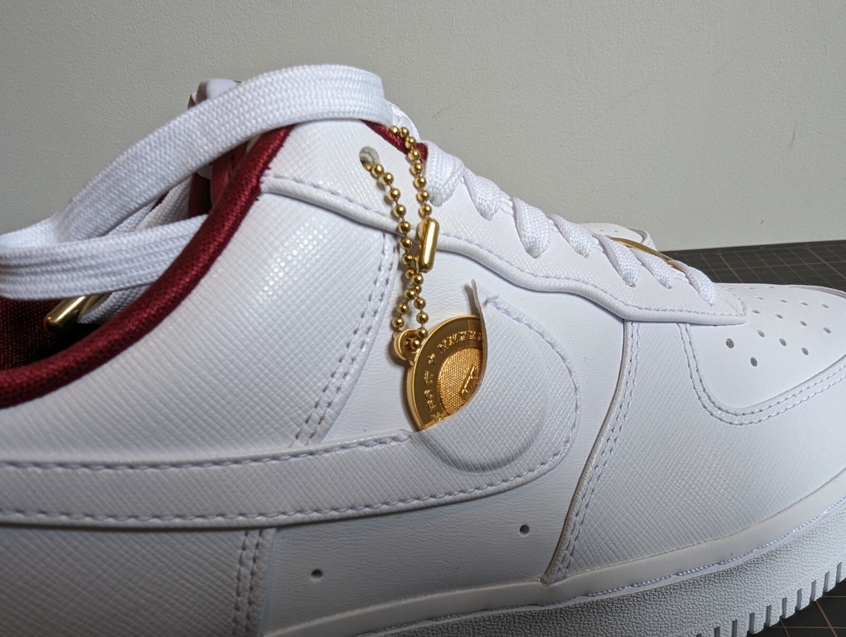 【美品】Nike Air Force1 Low Sisterhood 25cm Nike Air Force 1 '07 LX Sisterhood White And Metallic Silver