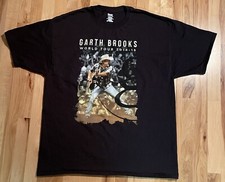 Garth Brooks World Tour Concert T-Shirt 2014-2015 Size 2XL Black Unisex