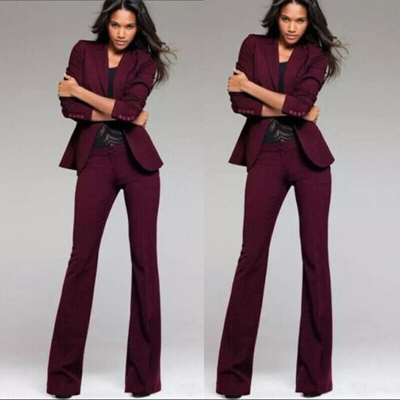 Buy Burgundy Three Piece Suit, Wedding Guest Suit, Women Pantsuit Set,  Office Three Piece Suit, Formal Outfit, Casual Women Suit Online in India -  Etsy