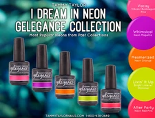 Tammy Taylor  Nails  - Manicure Soak off Gel Neon Colors  - Choose your colors