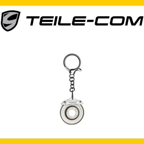 Orig. Porsche Schlüsselanhänger Bremsscheibe/bremssattel In Weiß