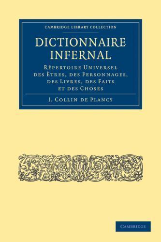Dictionnaire Infernal Collin de Plancy Paperback Cambridge University Press