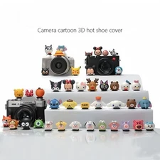 Cartoon camera hot shoe cover. For Nikon Sony Canon Fujifilm Panasonic Ricoh