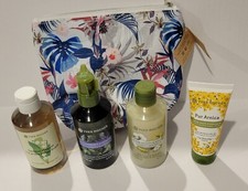 Yves Rocher Set Of Hand Cream, Bath  Shower Gel, Hand Soap, Shower Gel  Bag