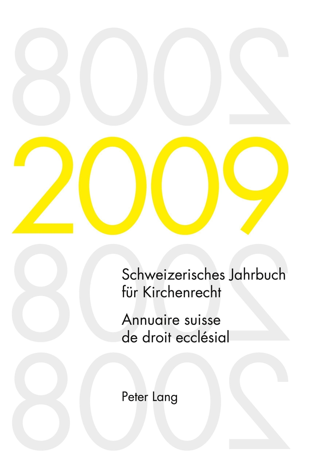 Thumbnail - Dieter Kraus (u. A.) | Schweizerisches Jahrbuch Für Kirchenrecht. Band