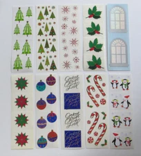 Mrs Grossman CHRISTMAS HOLIDAY STICKERS #1 - Vintage Retired - You Choose