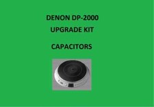 Plattenspieler Denon DP-2000 Reparatursatz - alle Kondensatoren