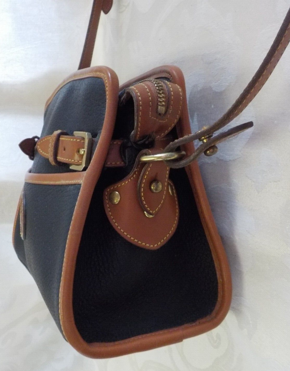Vintage 80's Dooney & Bourke All Weather Leather Duck Crossbody