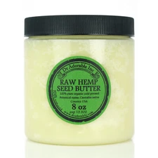 8 oz ORGANIC HEMP BUTTER 100% PURE RAW NATURAL COLD PRESSED For Skin Body Hair 