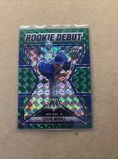 2022 Panini Mosaic Tylor Megill RC Debut Green Mosaic #RD-12 New York Mets B-5