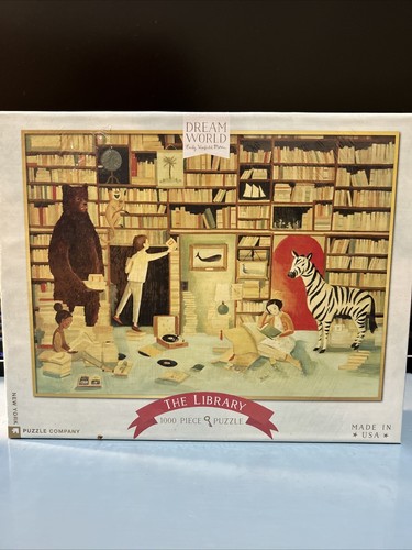 Puzzle „The Library“ von Emily Winfield Martin/„Dream World“ versiegelt. 1000p