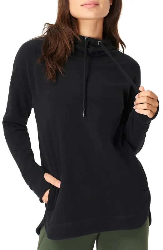 sweaty-betty escape luxe fleece sweatshirt hoodie