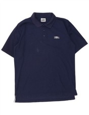 Polo uomo Umbro grande blu navy poliestere DO19