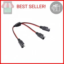 SAE Y Splitter Adapter Cable SAE 1 to 2 SAE DC Power Automotive Extension Cable 