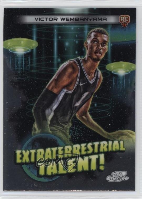 2023-24 Cosmic Chrome Extraterrestrial Talent Victor Wembanyama Rookie RC 02dt