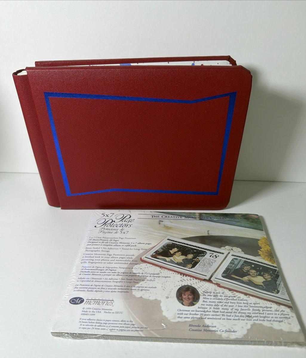 25+ Creative Memories Black Scrapbooking Strap-Hinge Albums for