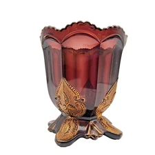 1903 EAPG Northwood H Company Regent (OMN) Spooner AKA Leaf Medallion Amethyst