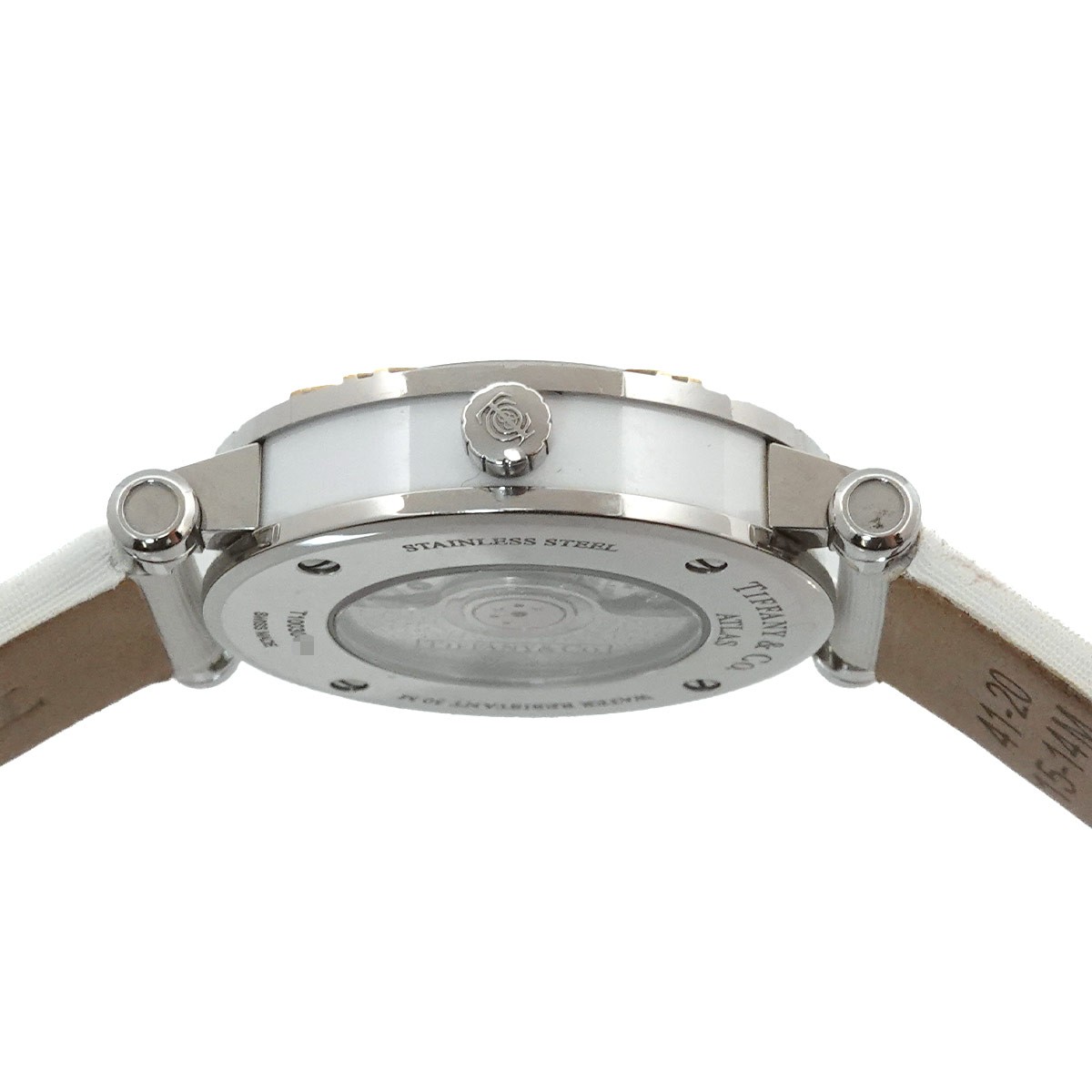 TIFFANY&Co. Atlas Z1300 68 16A20A41A Automatic Date White Ladies 90325673 image 6