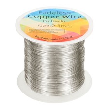 wire 328ft 28 Gauge Copper Craft Wrapping Wire, White