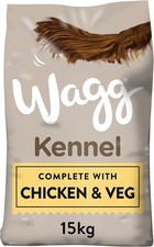 Wagg Kennel Complete Dry Adult Dog Food Chicken & Veg 15kg 15 kg (Pack of 1)  2.15 per kilo