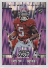 2016 Panini Prizm Collegiate Draft Picks Purple Flash 34/99 Cyrus Jones #241 i8n