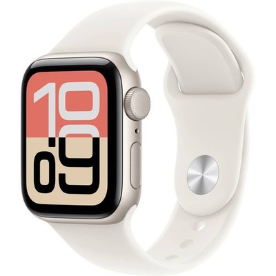 Apple Watch SE 3 GPS 40 mm Aluminiumgehäuse Sport Band Polarstern S/M