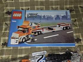 Lego City 7686 Instructions Helicopter Transporter Truck Set Complete w/ Box