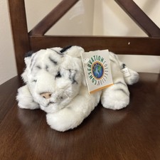 Conservation Collection White Tiger Plushie 2001 Wildlife Artists Inc.