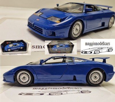 Bugatti EB 110 Bj 1991-1995 Modellauto aus Sammlung Maßstab 1:18 Bburago OVP