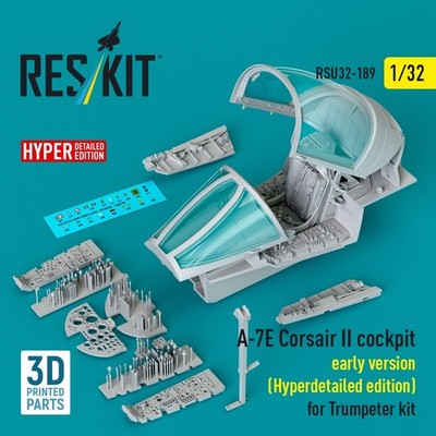 1/32 Reskit RSU32-0189 A-7E Corsair II early cockpit (Hyperdetailed edition) for
