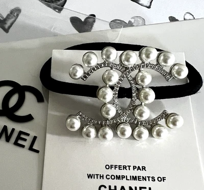 CHANEL Silver Hair Accessories for Women for sale | eBay display picture 3