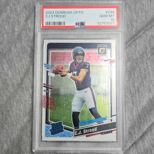 2023 Panini Donruss Optic Rated Rookie C.J. Stroud #244 PSA 10 Texans Football