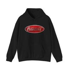 Peterbilt Logo Semi Graphic Hoodie NEW Unisex Heavy Hooded Sweatshirt