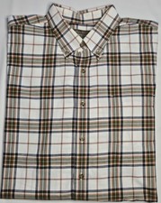 Mens Eddie Bauer Signature Plaid Long Sleeve Button Up Shirt Tall XXL 2XLT