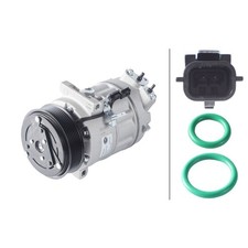 Klimakompressor 12 V Ø 115 mm HELLA Thermo-Expertise für u.a. RENAULT TRAFIC