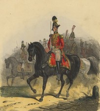 &Ouml;STERREICH - Uniformwerk Eckert & Monten - Leibgarde - Lithographie um 1840