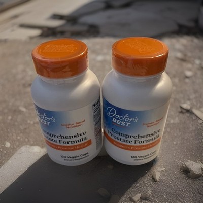 2 Packs of Doctor's Best Comprehensive Prostate Formula 120x 2 Veg Cap EXP 11/26