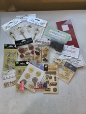 Scrapbook Embellishments Lot 15 Packs Mixed New 