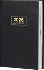 Daily Planner 2026 - Daily Planner 2026 One Page per Day, Full Page per Day, Jan
