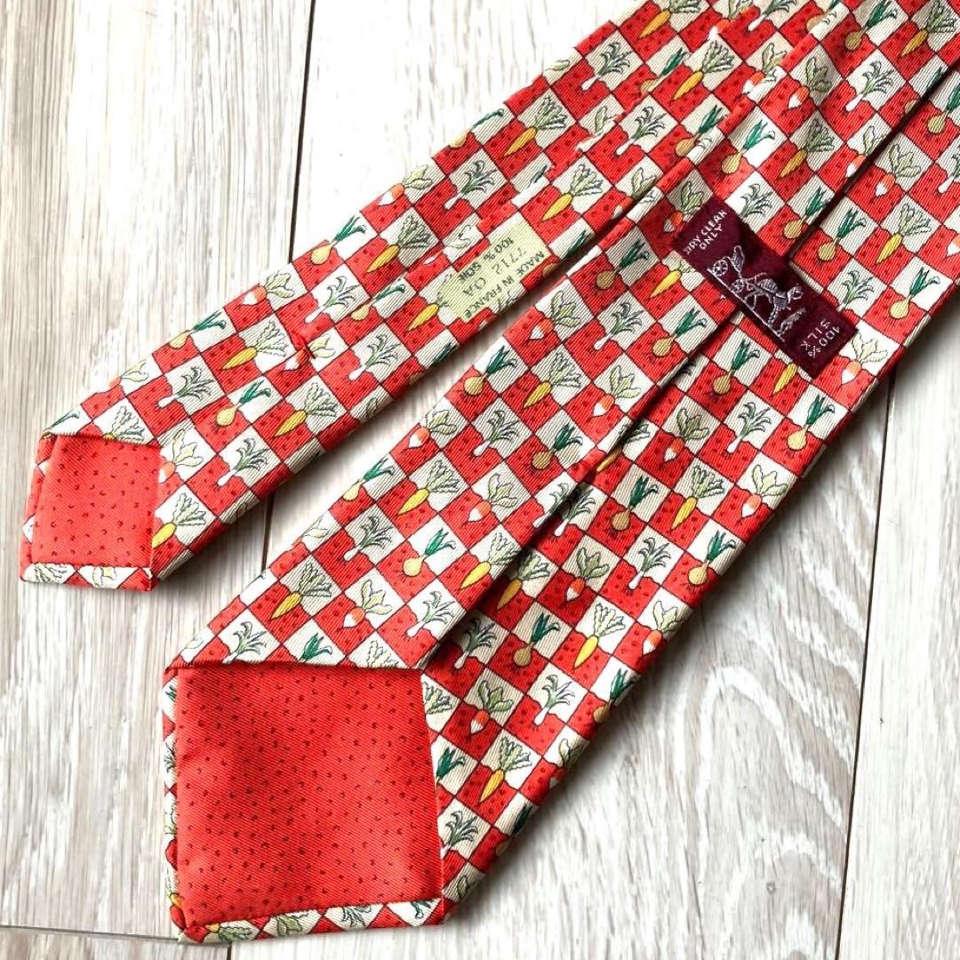 Excellent condition HERMES checkered pattern root… - image 4