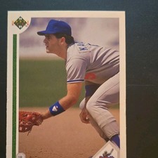 Upper Deck 1991 Eric Karros #24 Rookie Star Rookie Los Angeles Dodgers MLB Card. rookie card picture