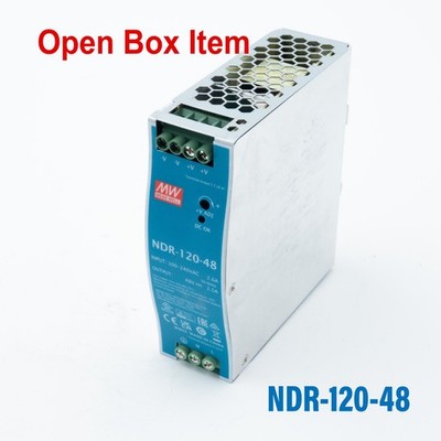 Mean Well NDR-120-48 Single Output Industrial Power Supply 120W 48V - Open Box