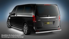 Hyundai H1 Grand Starex Bj. 08-: COBRA Heckschutzrohr | hochglanzverchromt