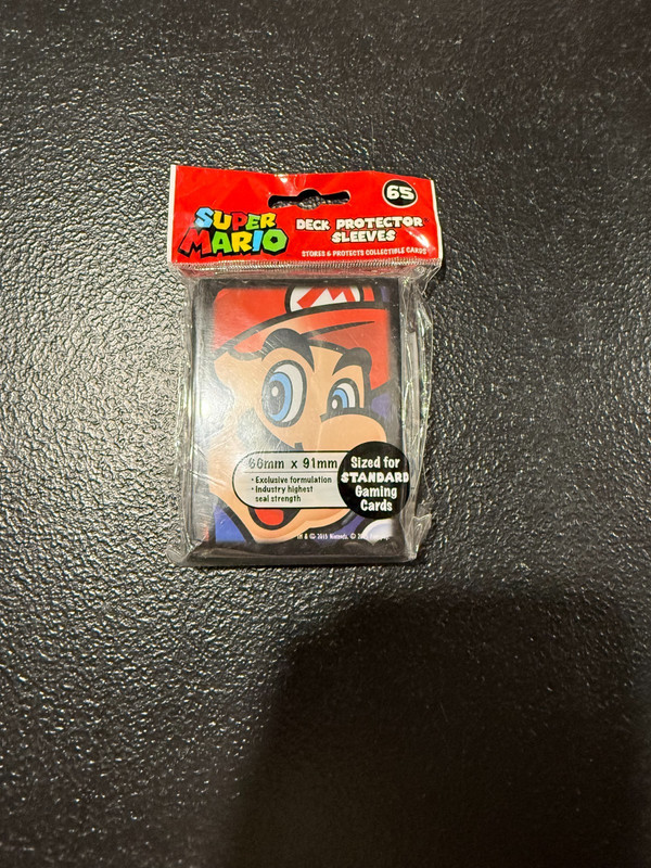 Ultra Pro Mario Super Mario Sleeves 65 Pack Deck Protector Sleeves